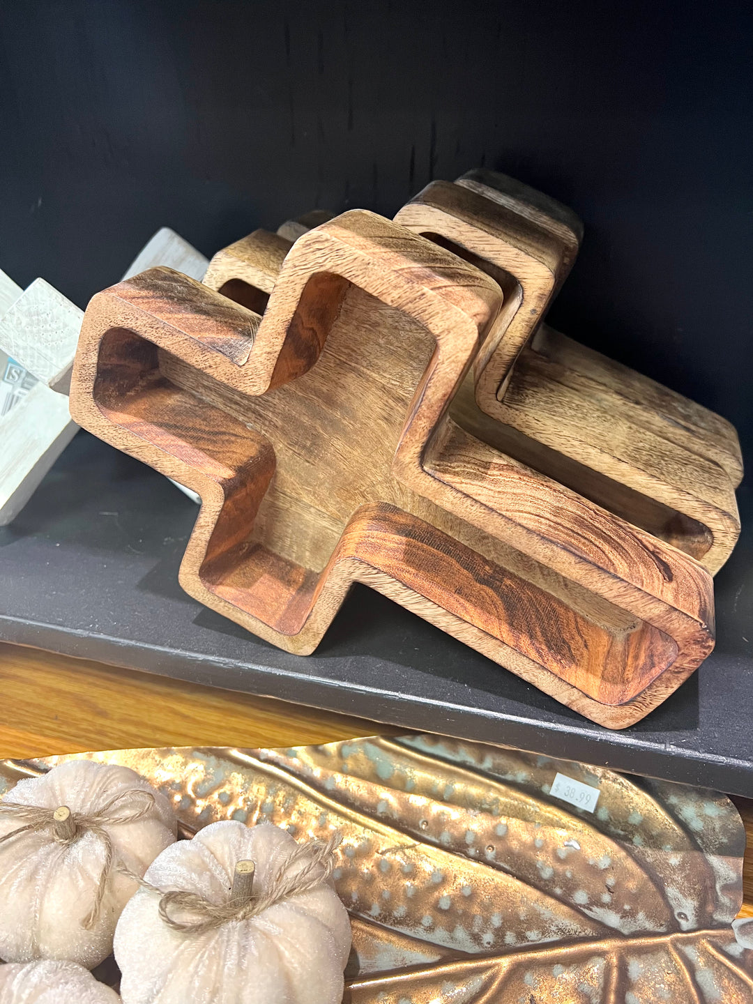 Wooden Cross Bowl