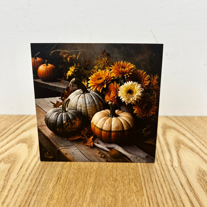 Pumpkin & Fall Wooden Blocks