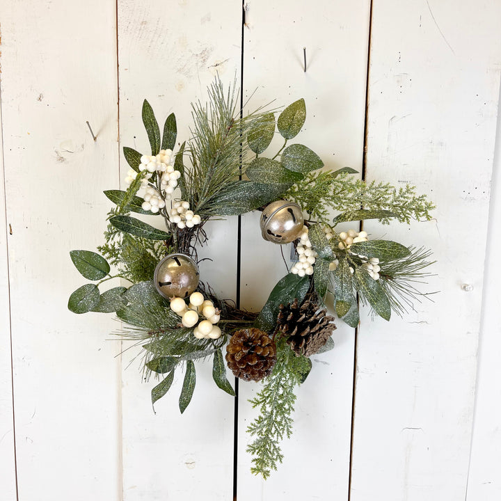 Silver Jingle Bell and Berry Collection