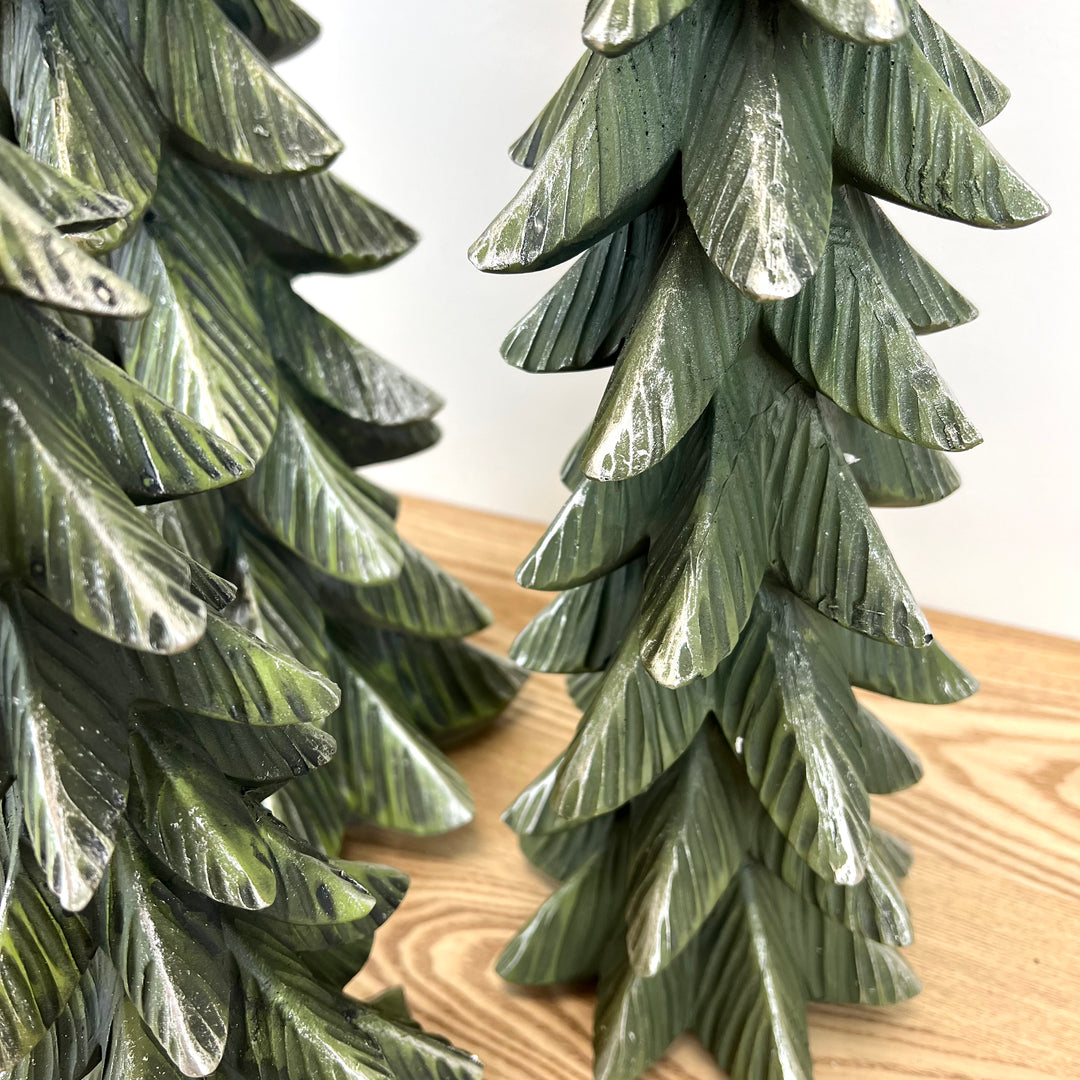 Green Resin Trees - 3 Sizes