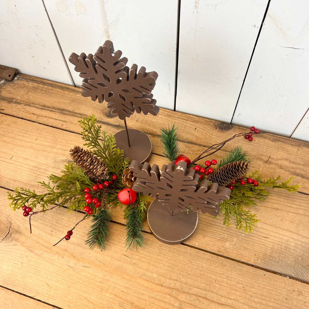 Wooden Snowflake Table Top Design Kit