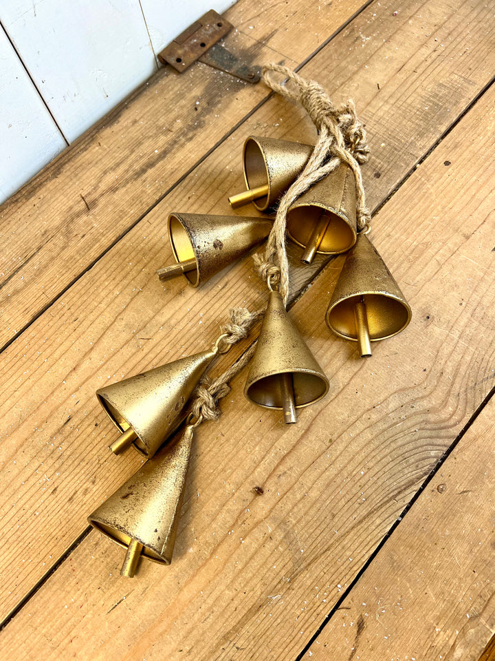 Hanging Gold Bells