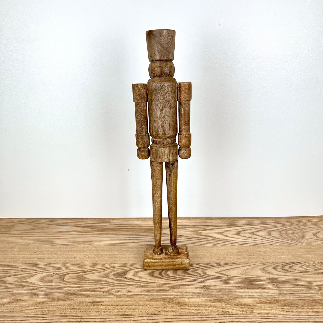 Carved Wood Nutcracker - 2 Sizes