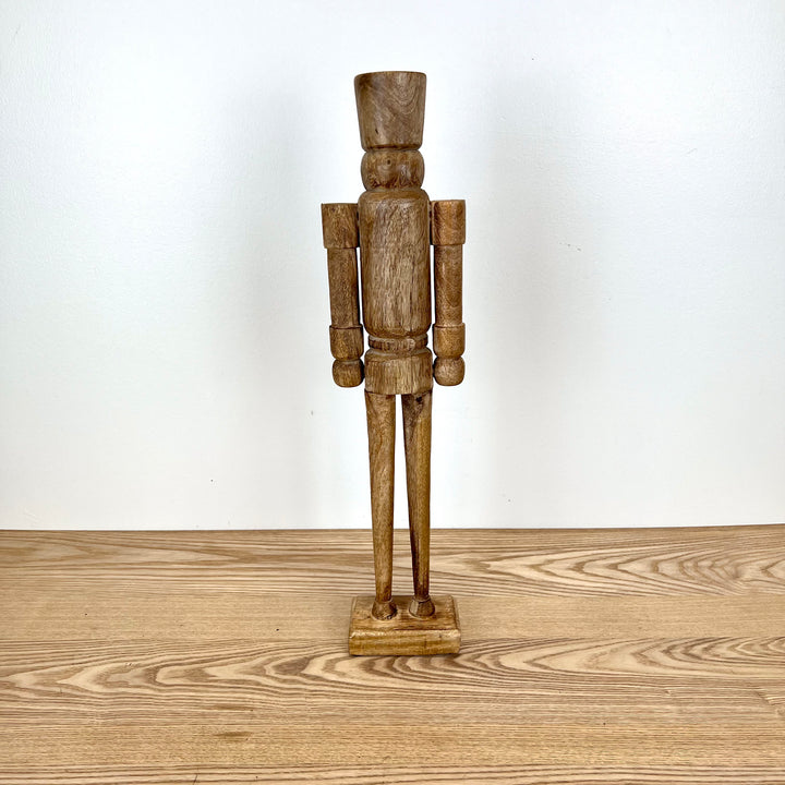 Carved Wood Nutcracker - 2 Sizes