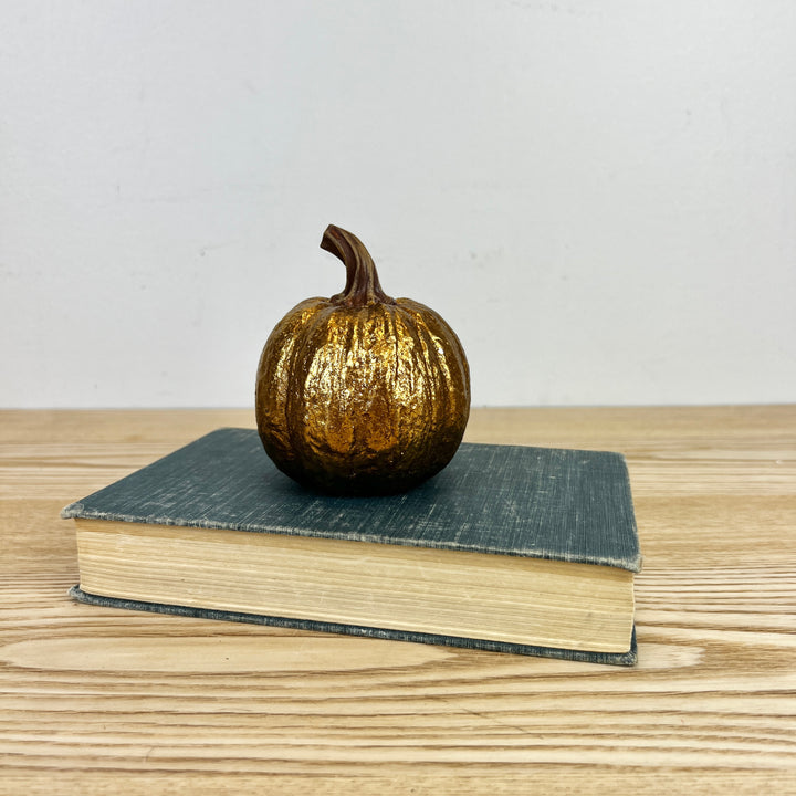 Mercury Glass-Inspired Pumpkins