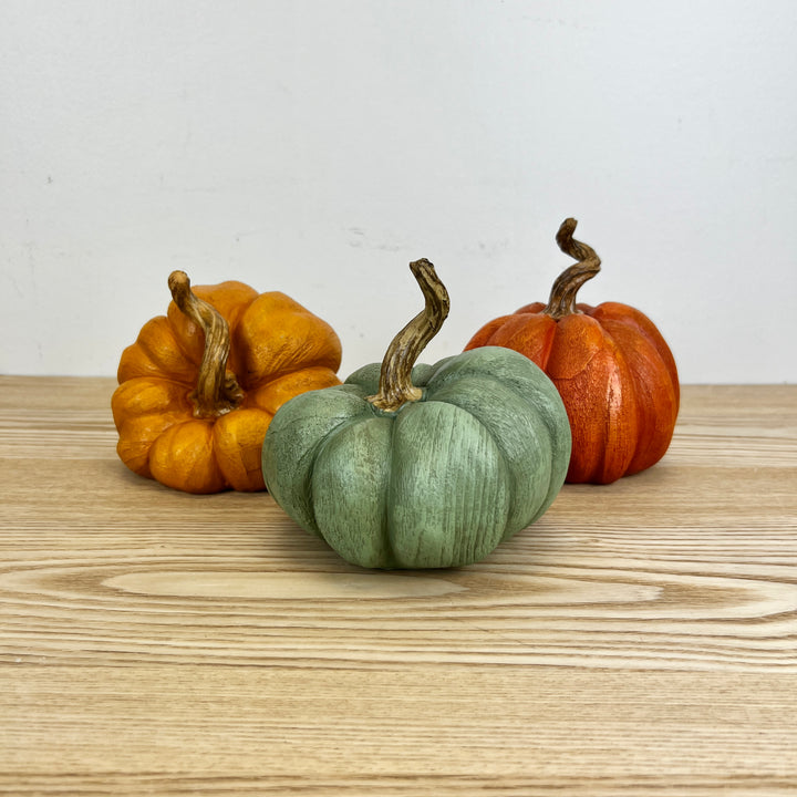Wood Grain Pumpkins