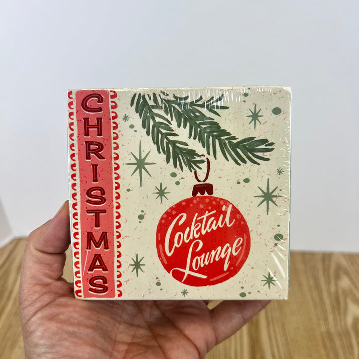 Matches in Embossed Matchbox with Holiday Bar Saying - 3 Styles Available