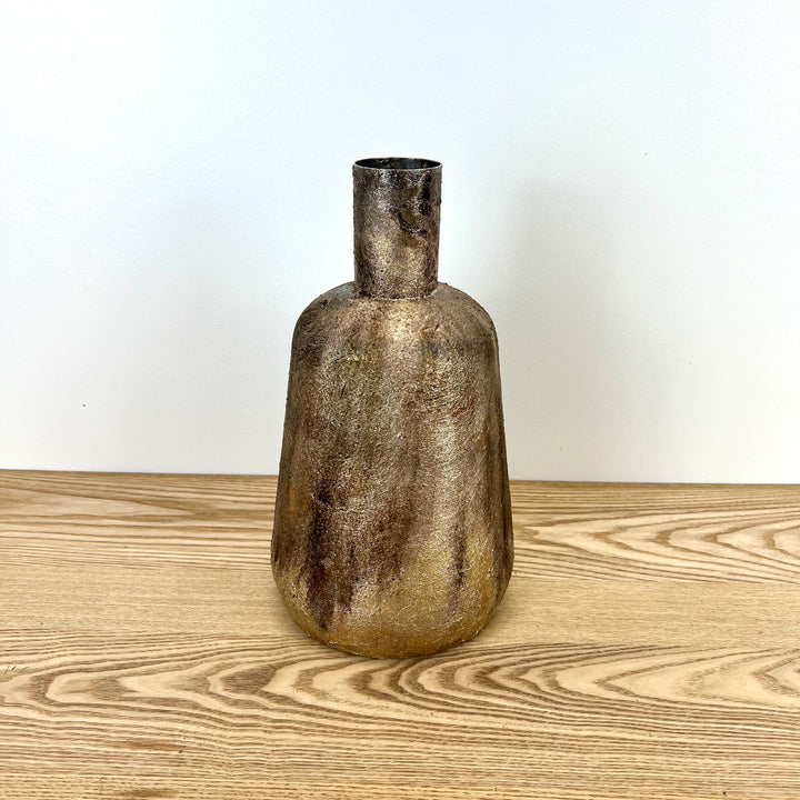 Gold Metal Vase