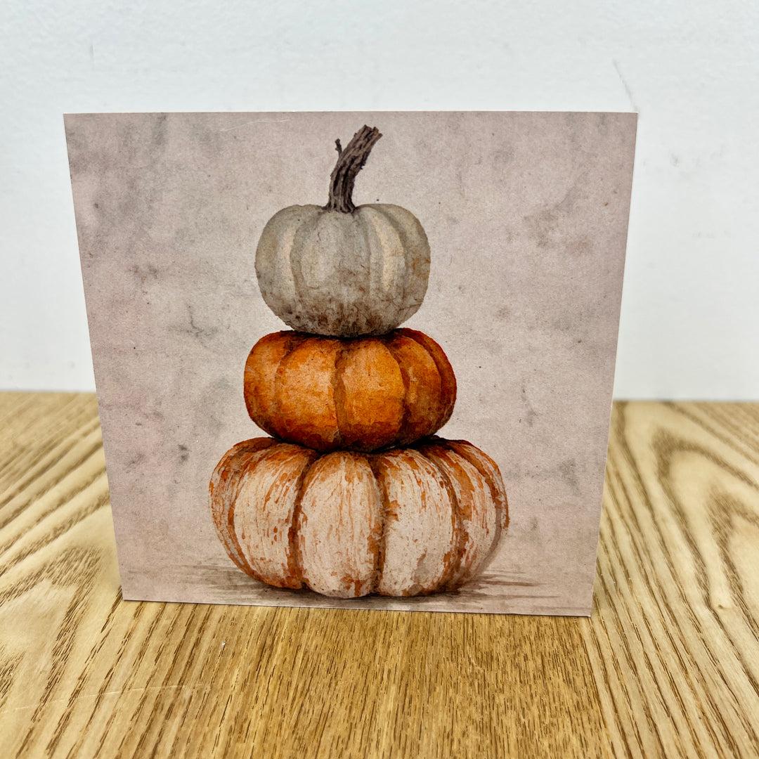 Pumpkin & Fall Wooden Blocks