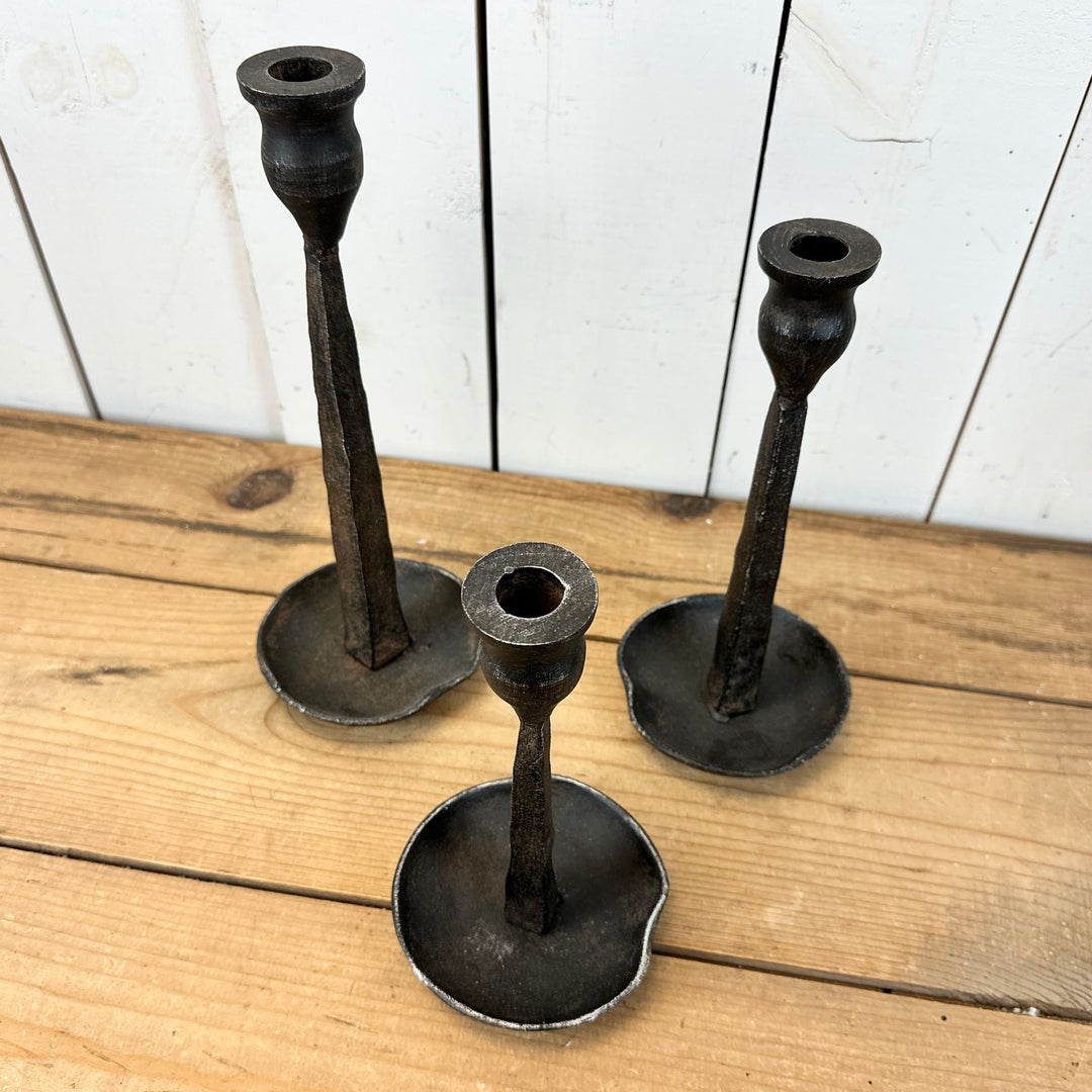 Iron Taper Candleholders