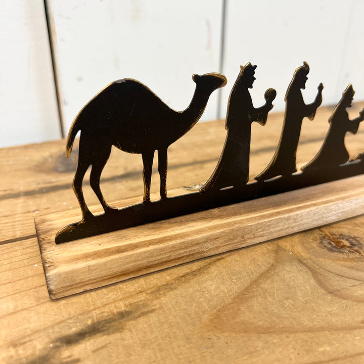 Silhouette Nativity Manger Scene