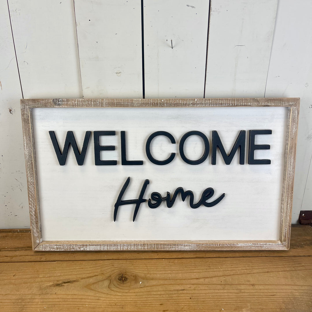 Welcome Home/ Modern Tree Reversible Sign