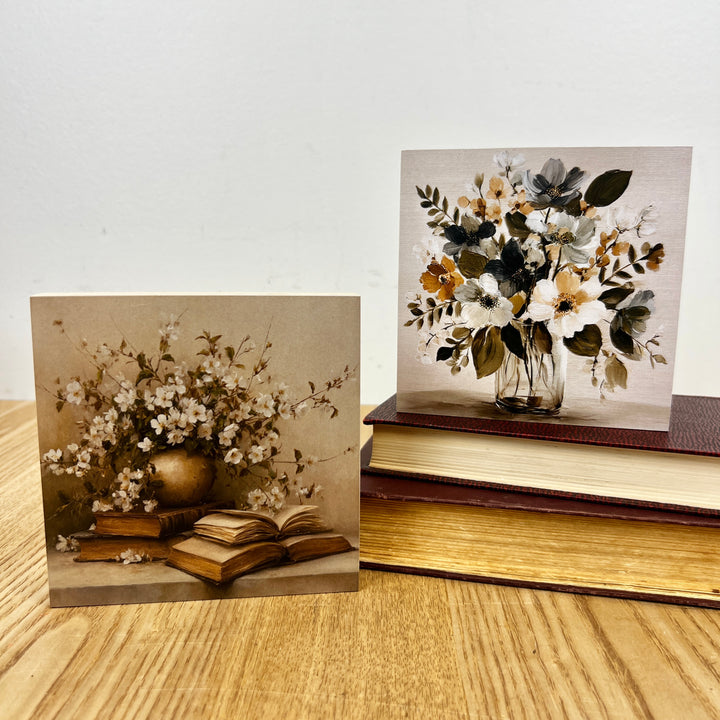 Botanical Wooden Blocks
