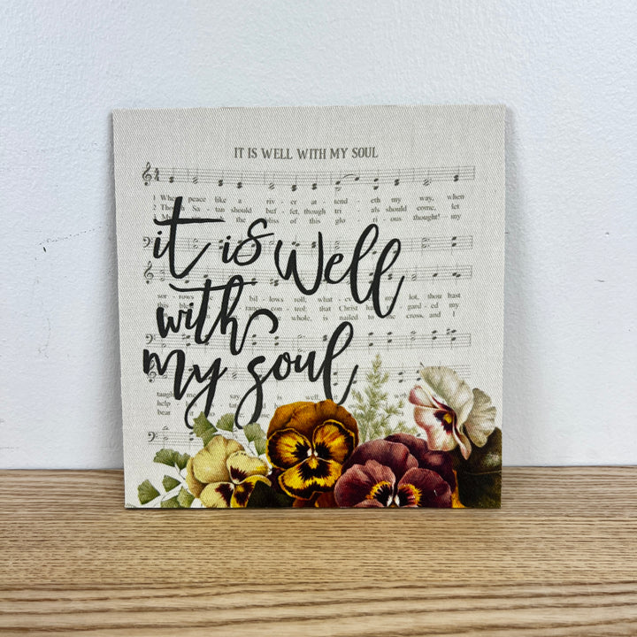 7x7” Hymnal Canvases