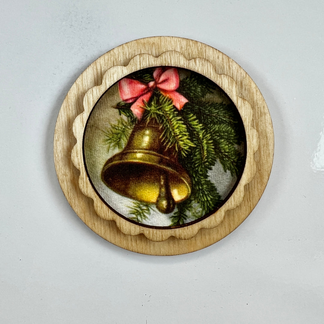 Vintage Style Winter Magnets