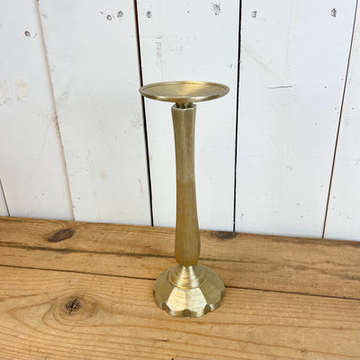 Brushed Gold Metal Candle Sticks