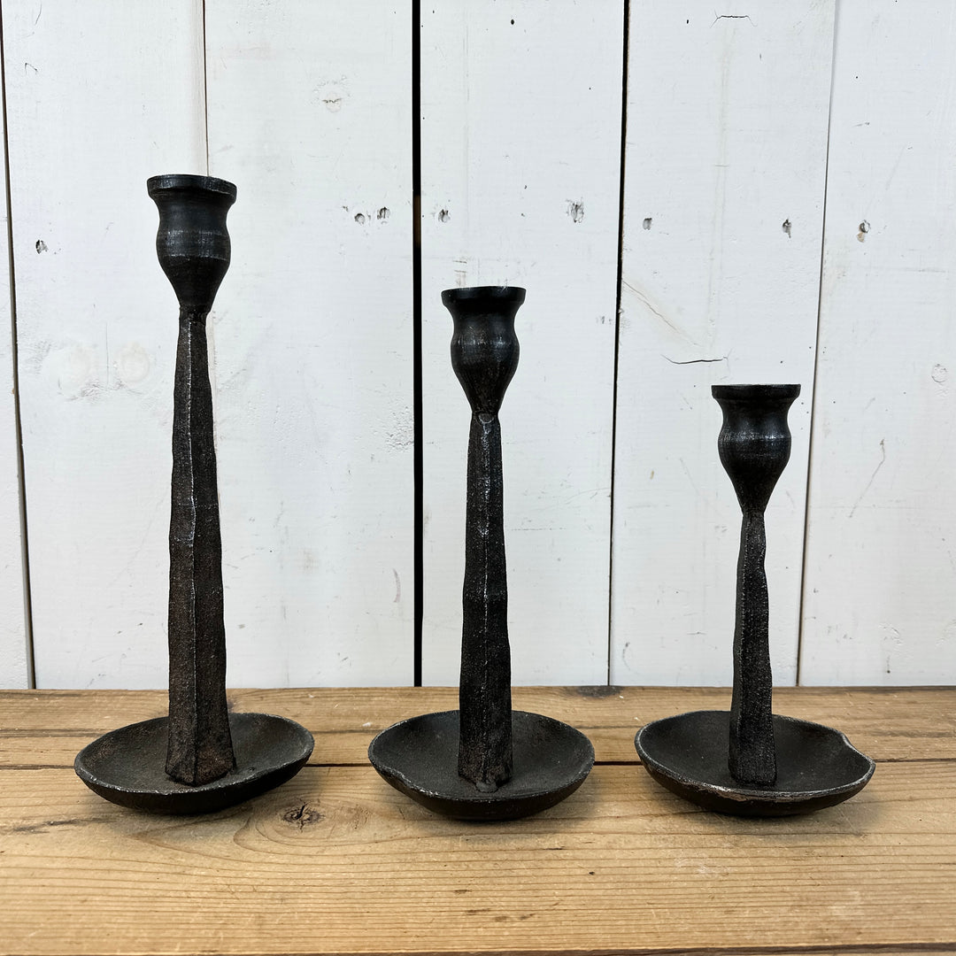 Iron Taper Candleholders