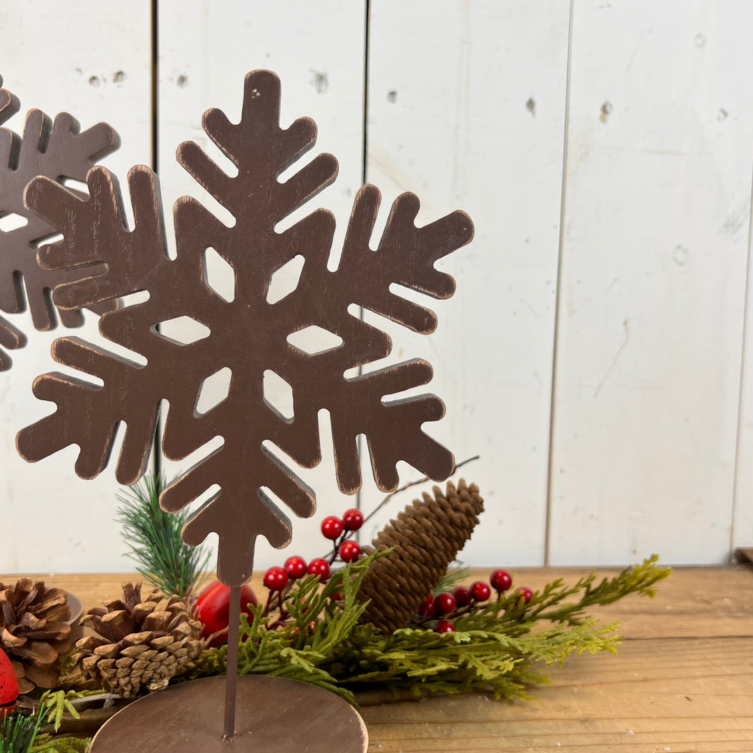 Wooden Snowflake Table Top Design Kit