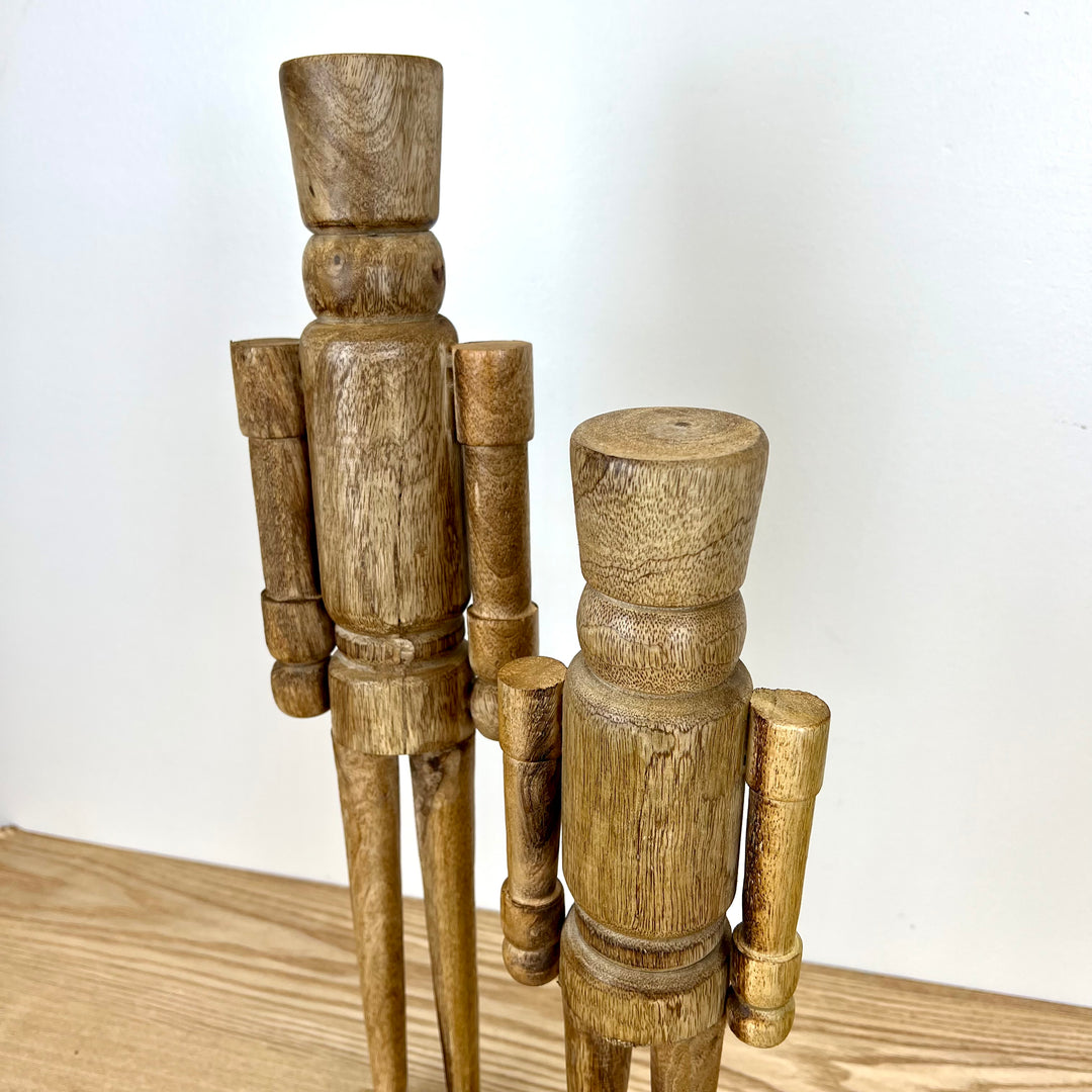 Carved Wood Nutcracker - 2 Sizes