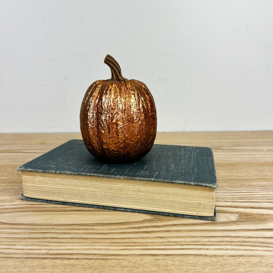 Mercury Glass-Inspired Pumpkins