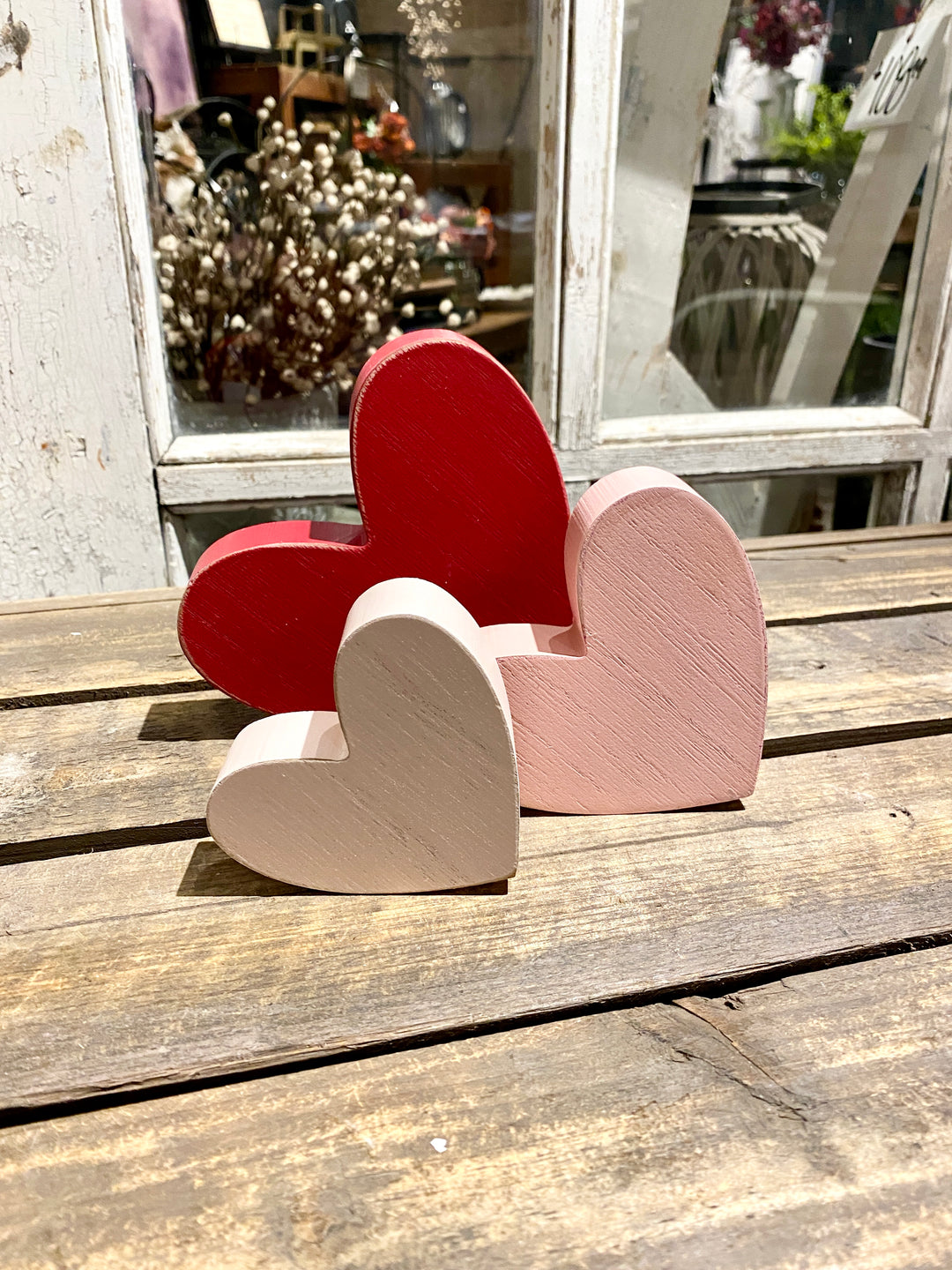 Wood Heart Set
