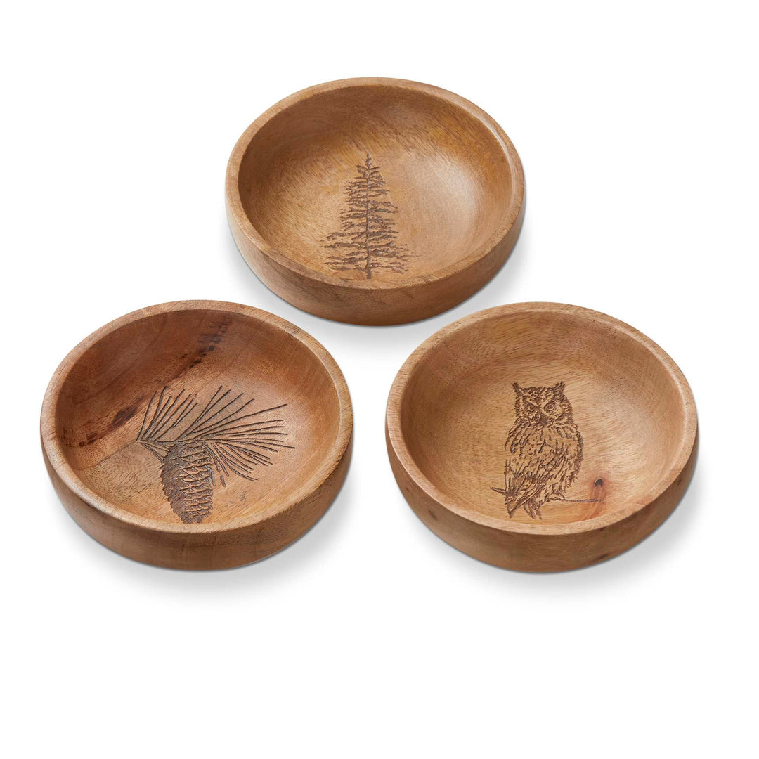 Wilde Pine Wood Bowl, 3 styles to choose from