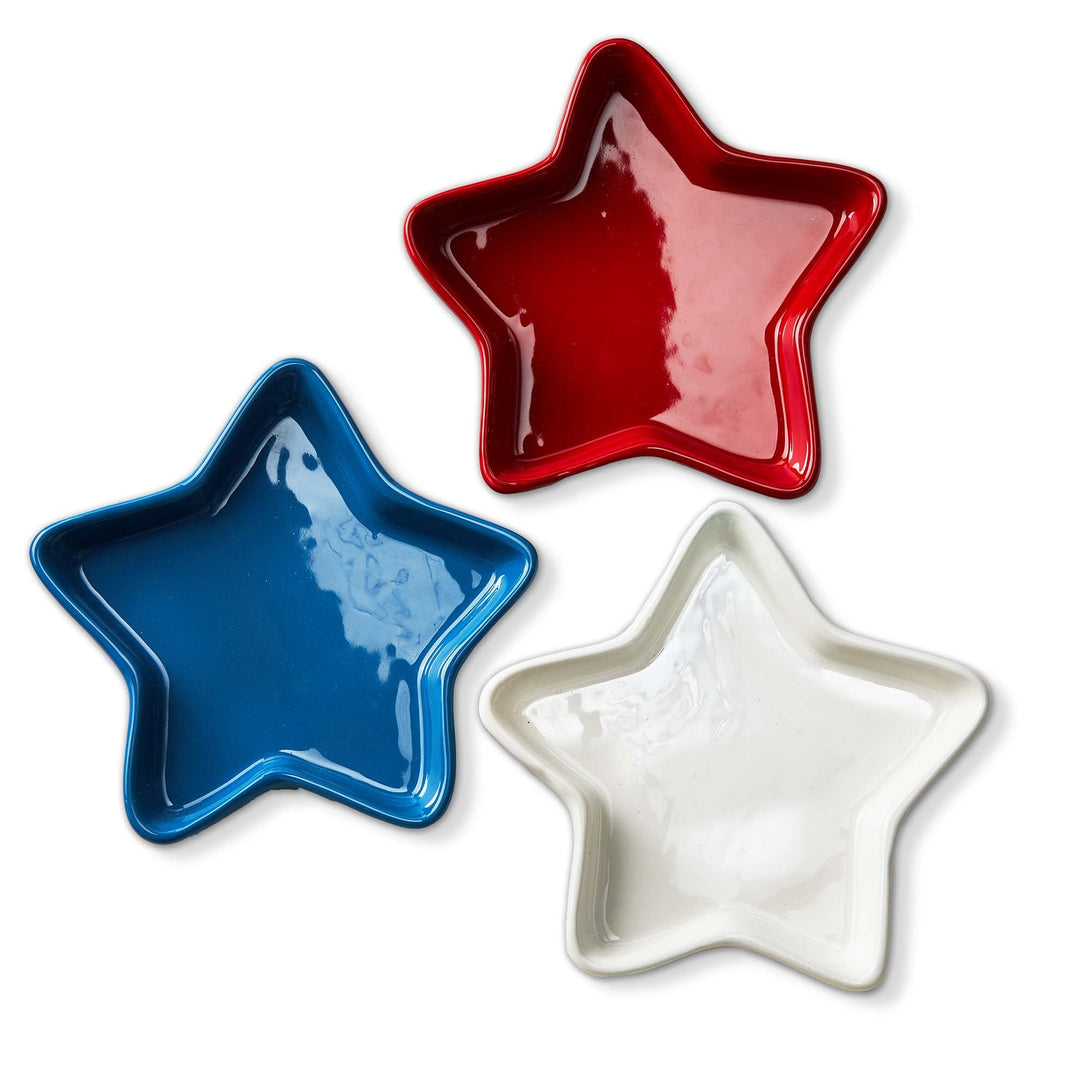 Star Appetizer Plate, 3 Colors