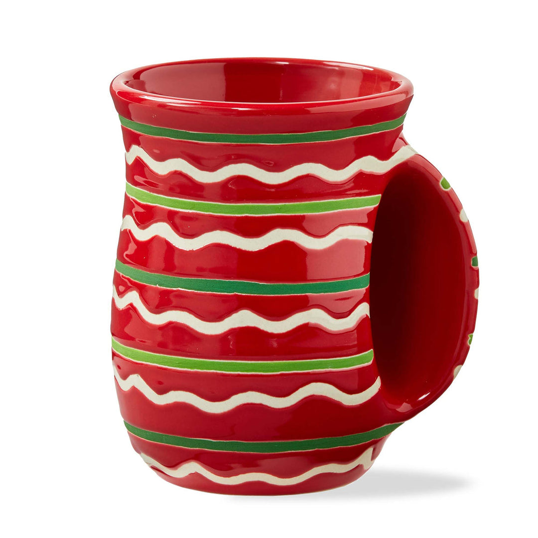 Festive Stripe Handwarmer Mug - 2 Colors