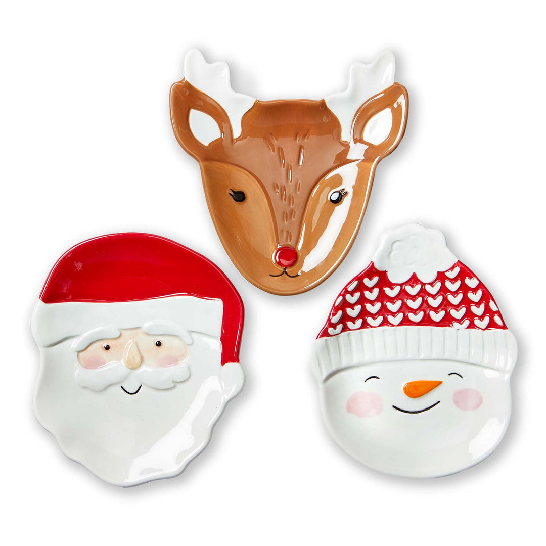 Holiday Friends Appetizer Plate - 3 Styles