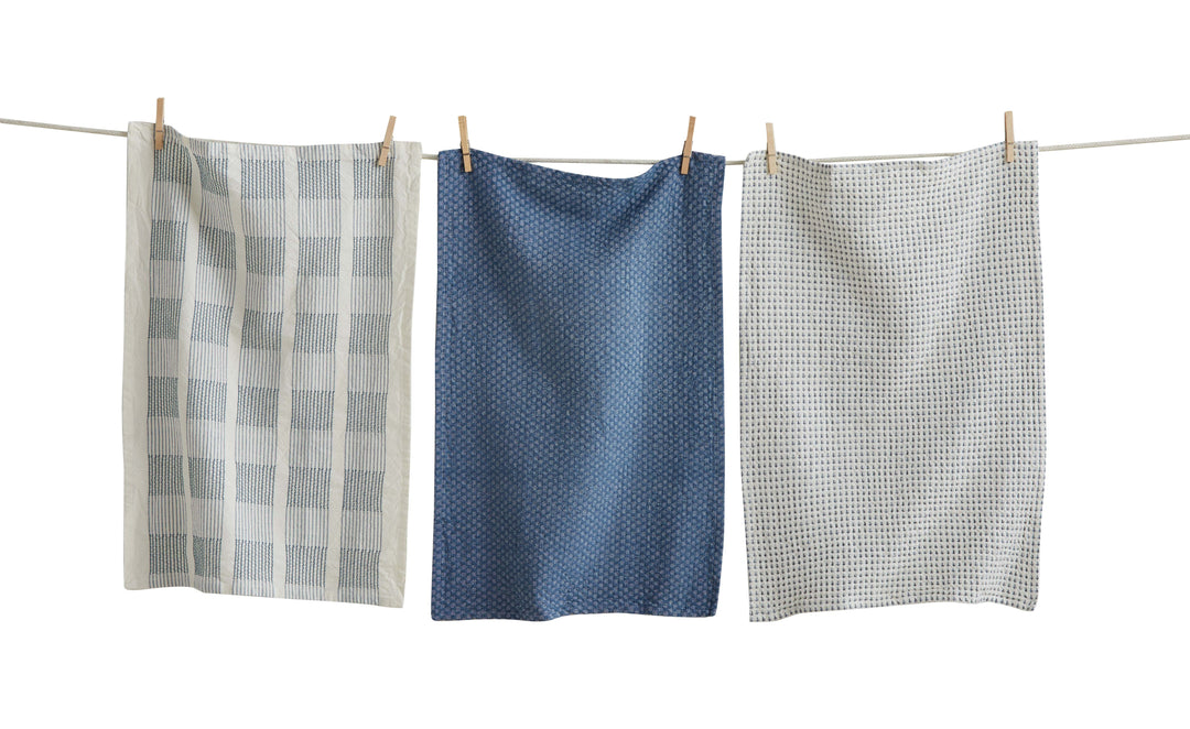 Sonoma Dishtowel Set Of 3, 8 colors available