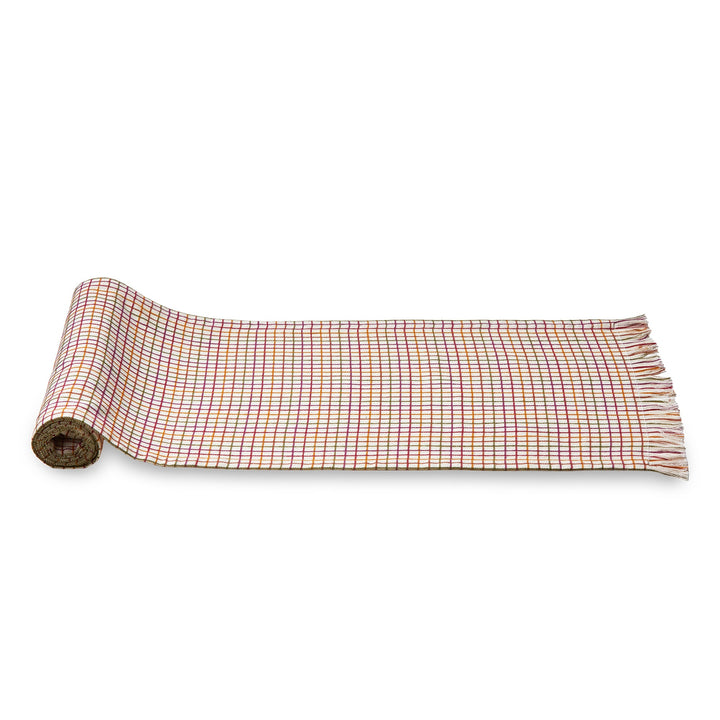 Autumn Window Pane Table Runner, 90" long