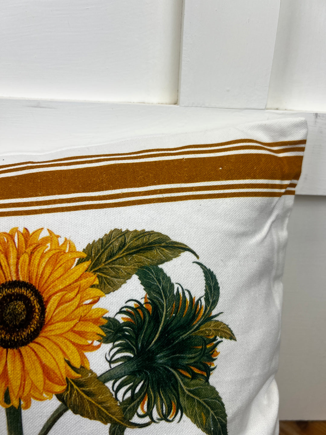 Autumn Flower Market Lumbar Pillow