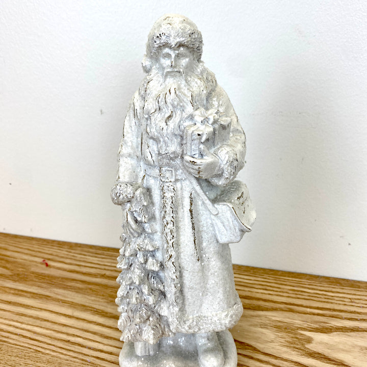 9" Tall Resin Santa