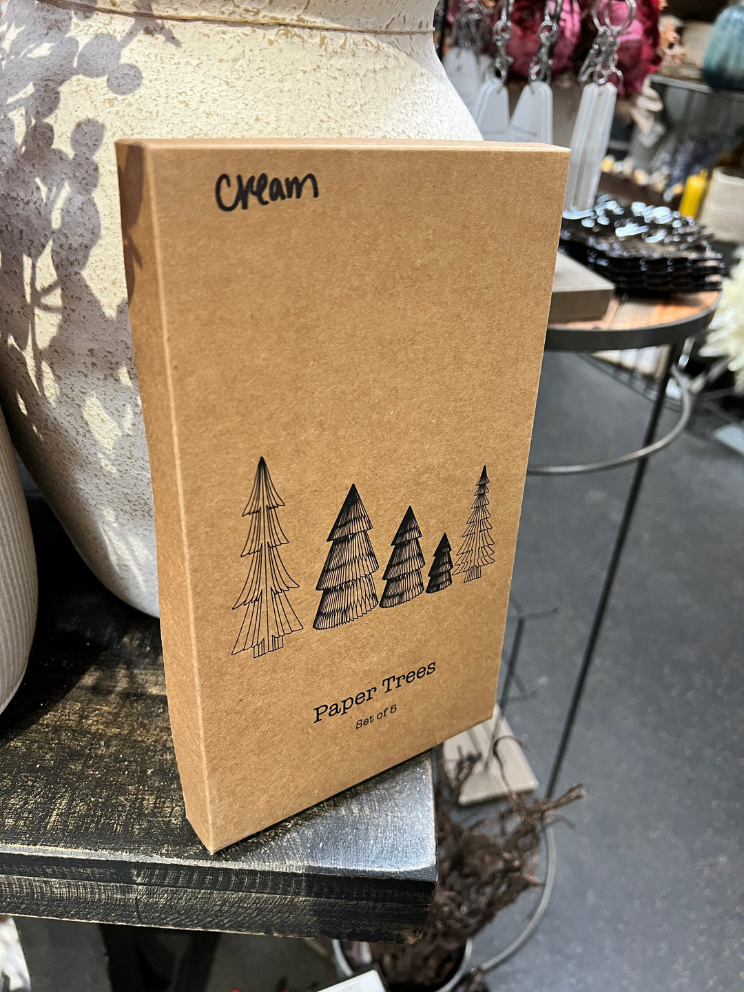 Set of 5 Paper Trees