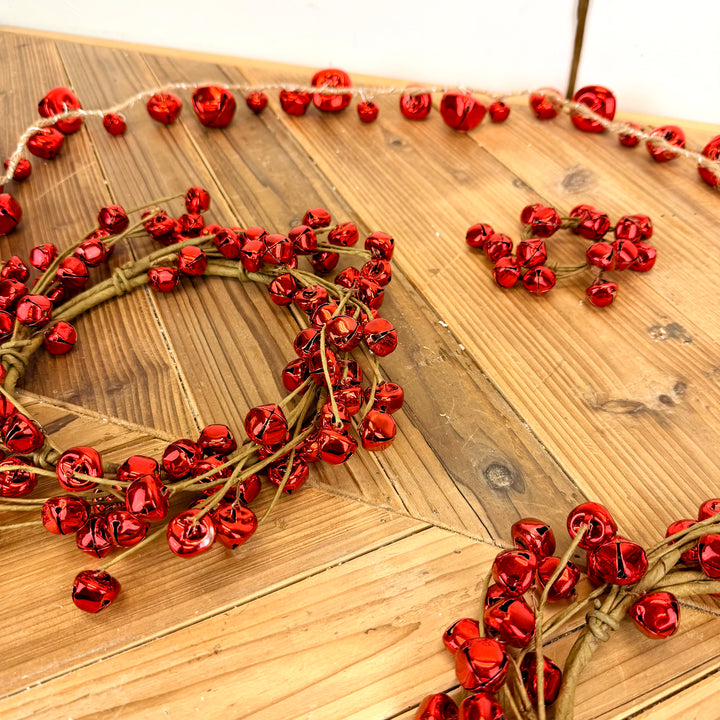 Shiny Red Jingle Bell Collection