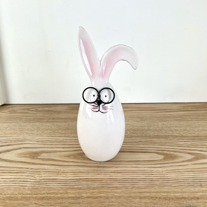 Ceramic Bunny w/ Glasses
