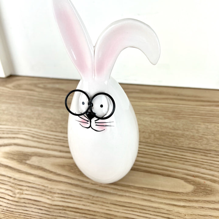 Ceramic Bunny w/ Glasses