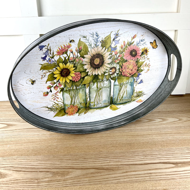 Sunflower Trays, Two Sizes Available