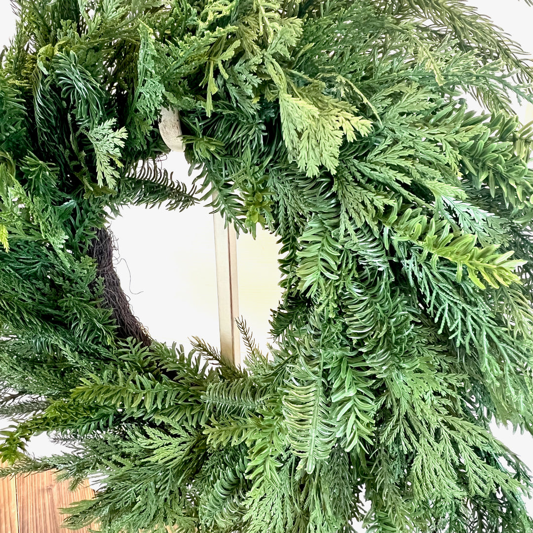 Cedar, Pine, & Juniper Wreath - 2 Sizes