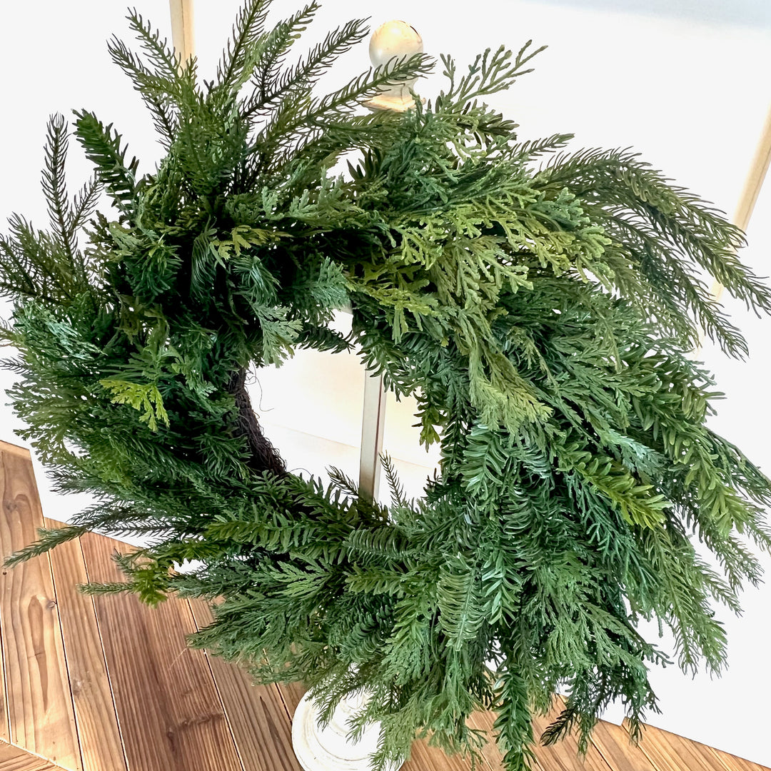 Cedar, Pine, & Juniper Wreath - 2 Sizes
