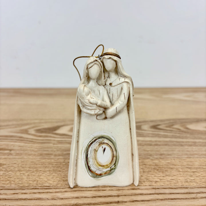 Watercolor Holy Family Ornament