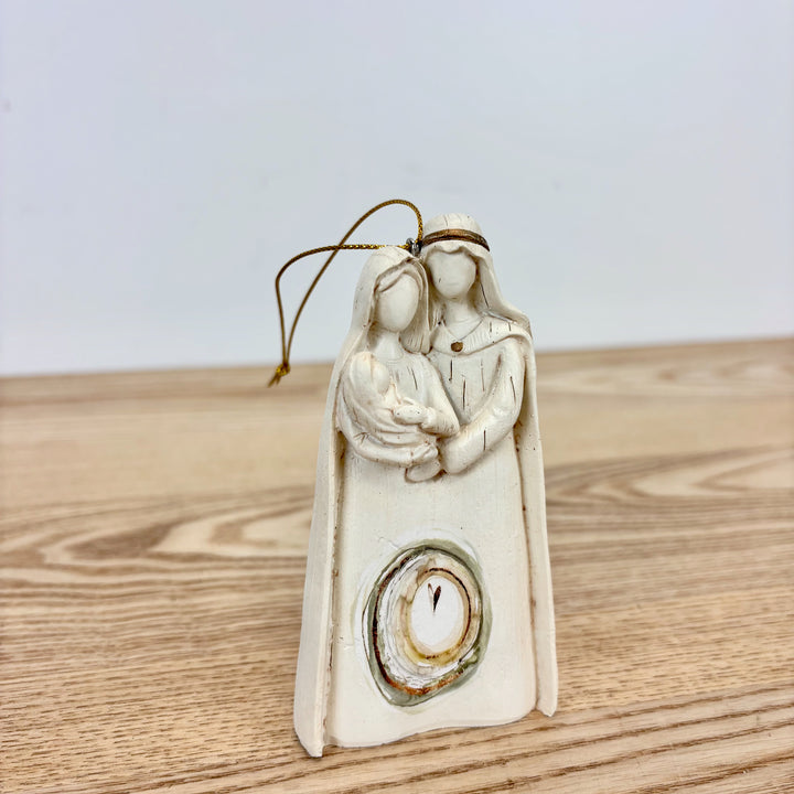 Watercolor Holy Family Ornament