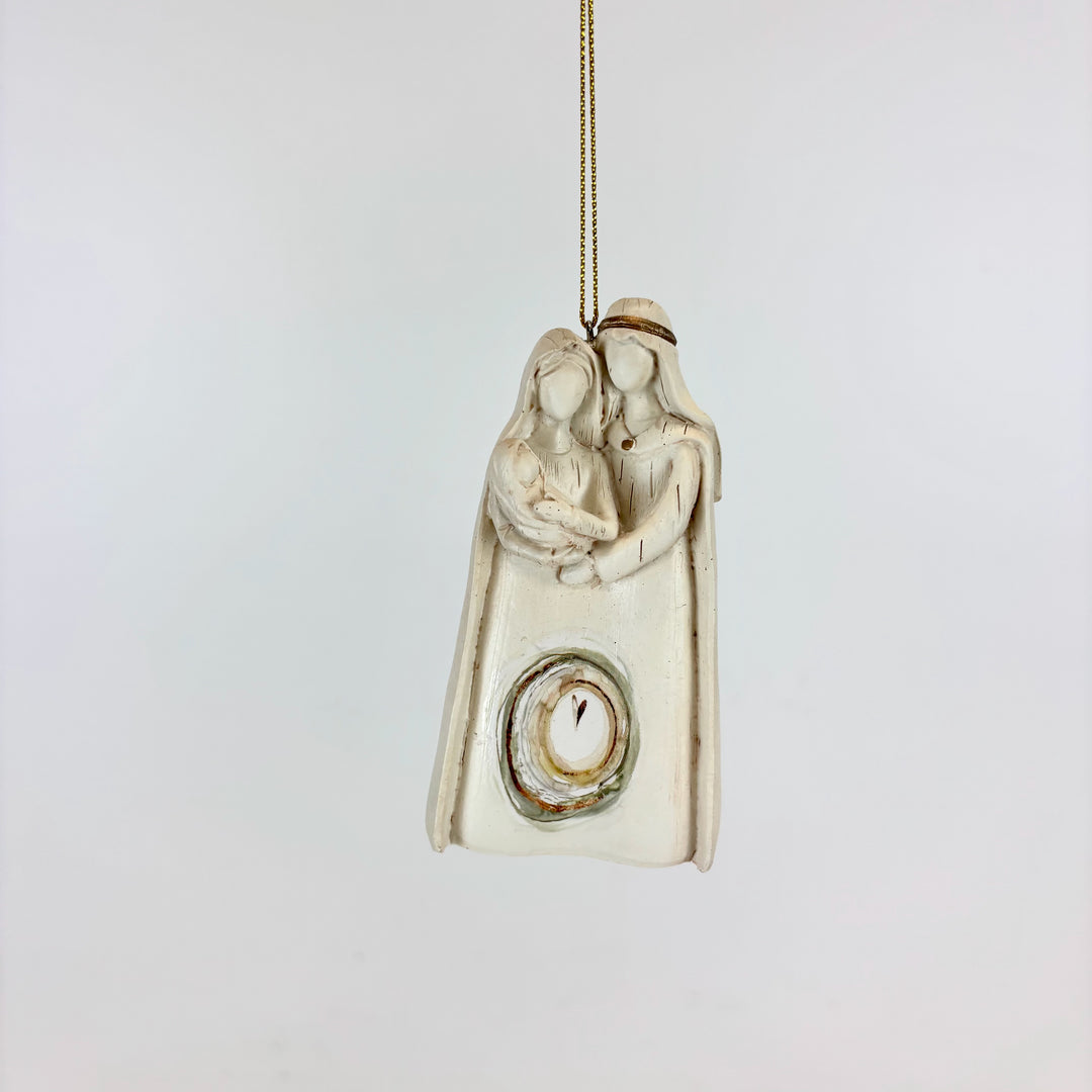Watercolor Holy Family Ornament