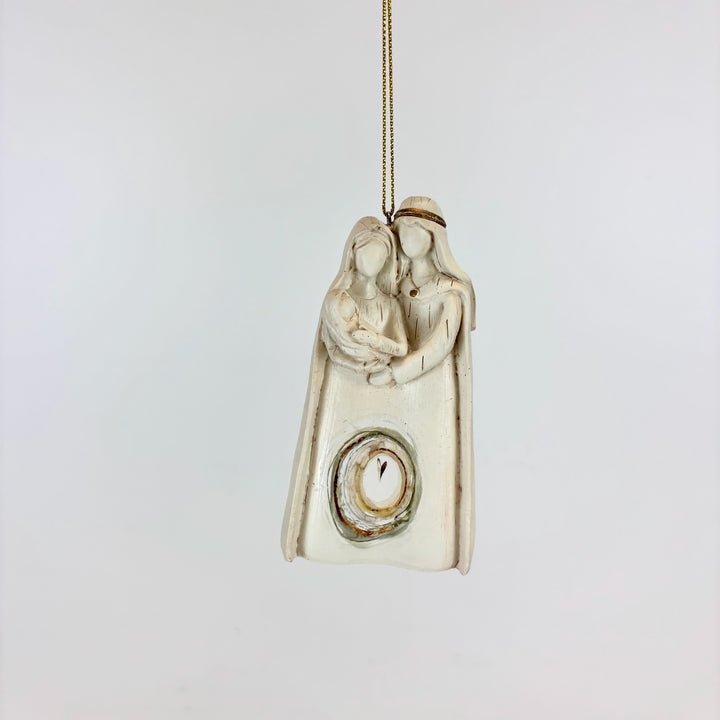 Watercolor Holy Family Ornament