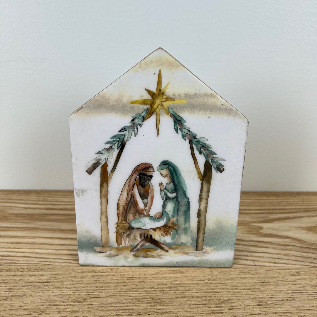 Watercolor Nativity Blocks - 2 Styles
