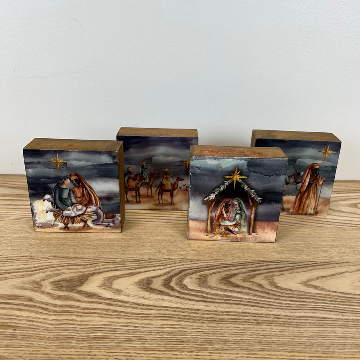 Watercolor Spiritual Art Blocks - 4 Styles