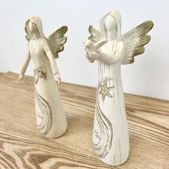 Watercolor Angel Figurines - 3 Styles