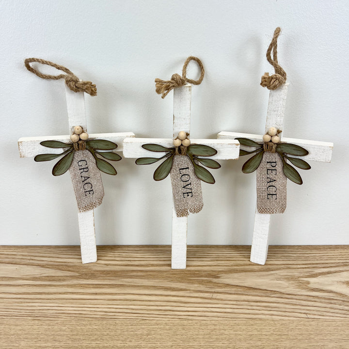 Cross with saying - 3 styles