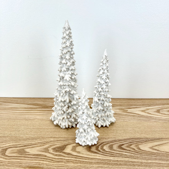 Glitter Resin Tree Trios - 3 Colors