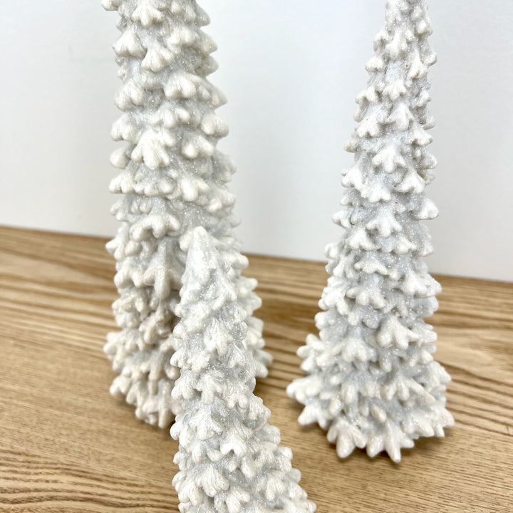 Glitter Resin Tree Trios - 3 Colors